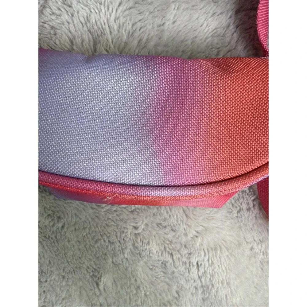Herschel Logo Kids Hot Pink Tye Dye Fanny Pack Adjustable Strap Waist Bag